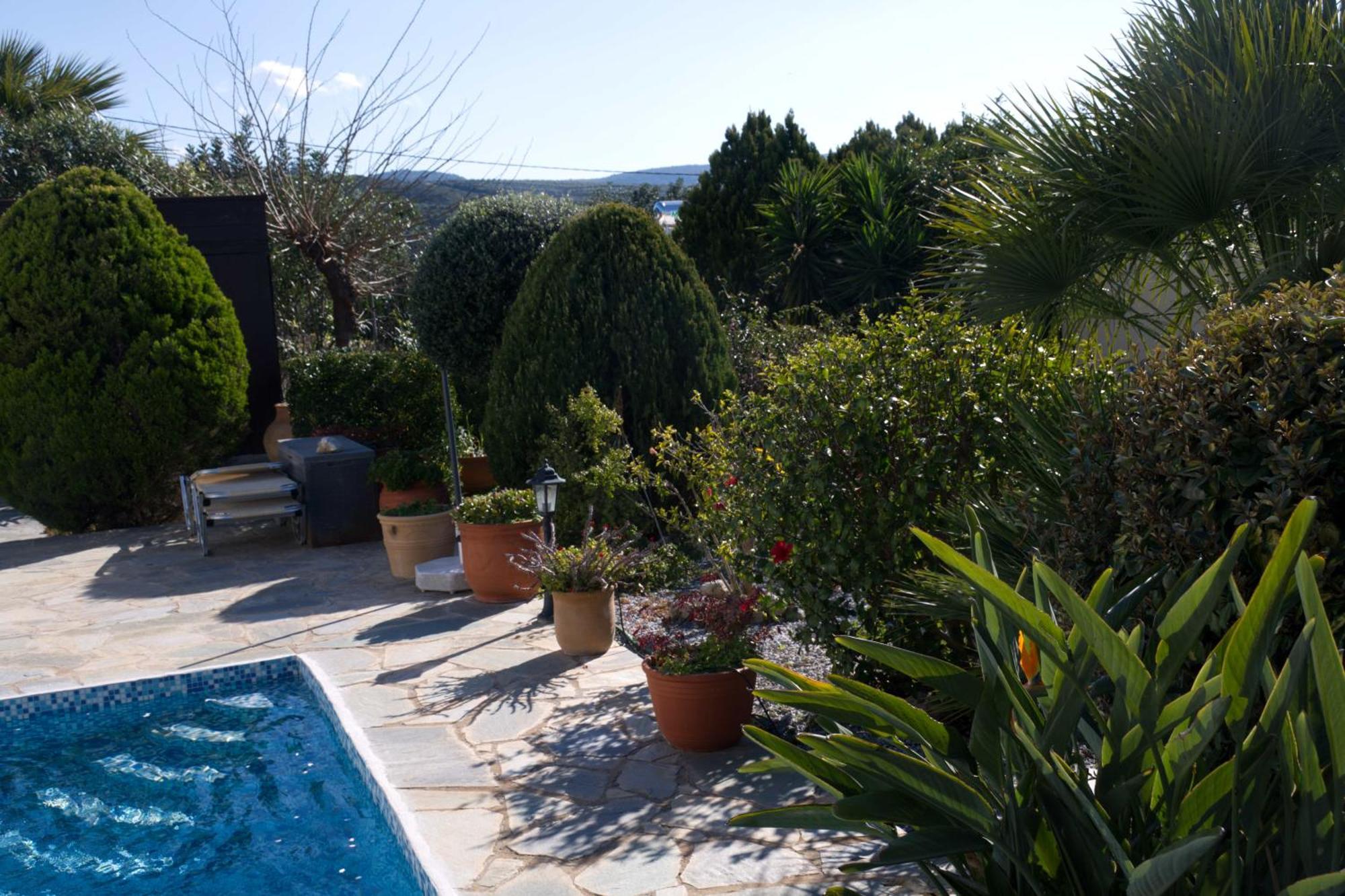 Gemuetliche Villa Mailin Priv. Pool Schoene Aussicht Skouloufia Екстер'єр фото
