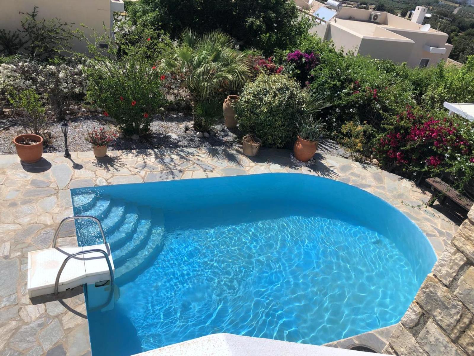 Gemuetliche Villa Mailin Priv. Pool Schoene Aussicht Skouloufia Екстер'єр фото