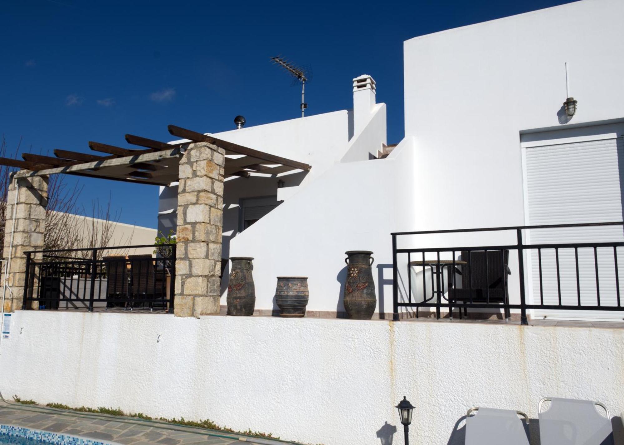 Gemuetliche Villa Mailin Priv. Pool Schoene Aussicht Skouloufia Екстер'єр фото