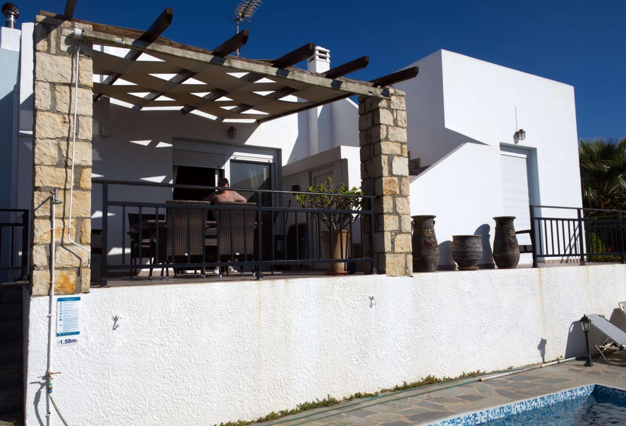 Gemuetliche Villa Mailin Priv. Pool Schoene Aussicht Skouloufia Екстер'єр фото